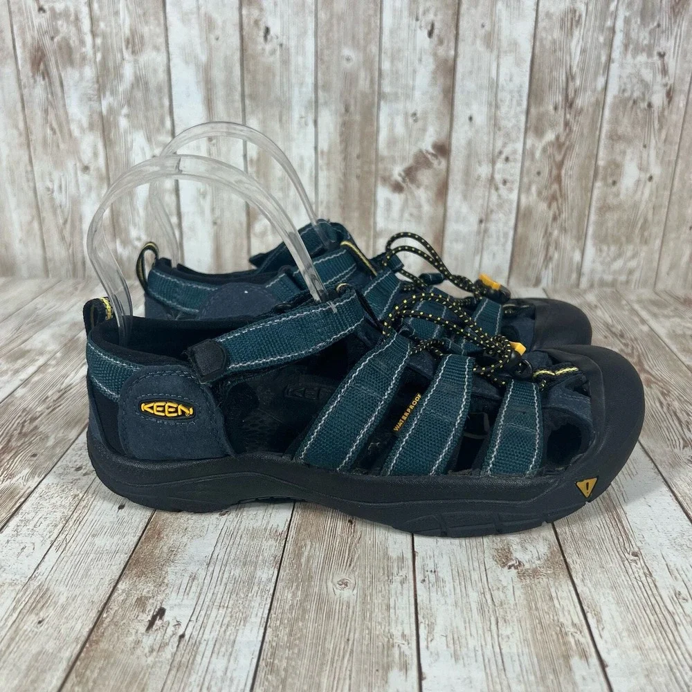 Keen Waterproof Sandals Hiking Water Shoes Athleisure Blue Yellow US womens 7.5